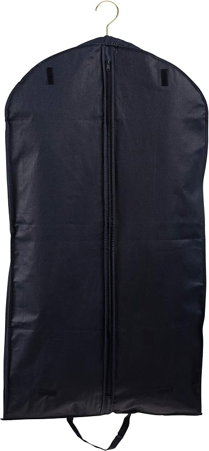 60" Garment Bags for Travel & Hanging Clothes - Suit Covers Garment Bag for Men & Women Dress Bag - Closet Storage Suit Bag, Dress Bags, Coat Storage - Zipper Closure (Black)
