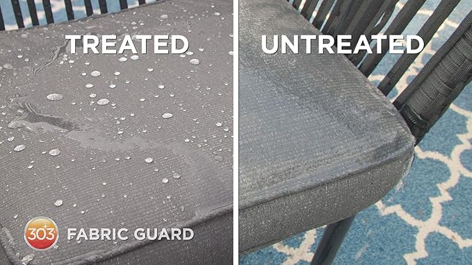 303 Products Fabric Guard – Water Repellent & Stain Shielding Fabric Spray, Safe for All Outdoor Upholstery, Easy to Use, Manufacturer Recommended, 1 Gallon, White