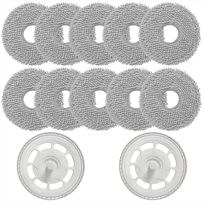 Mop pad Bracket kit Compatible with Roborock Qrevo MaxV, Qrevo S, Qrevo Pro,Qrevo Plus, Qrevo Master，Qrevo Slim，Qrevo Curv，Qrevo Curv S5X，Qrevo Edge/ S5A，QV 35A，QV 35S，Qrevo S5V Robot,mop holders