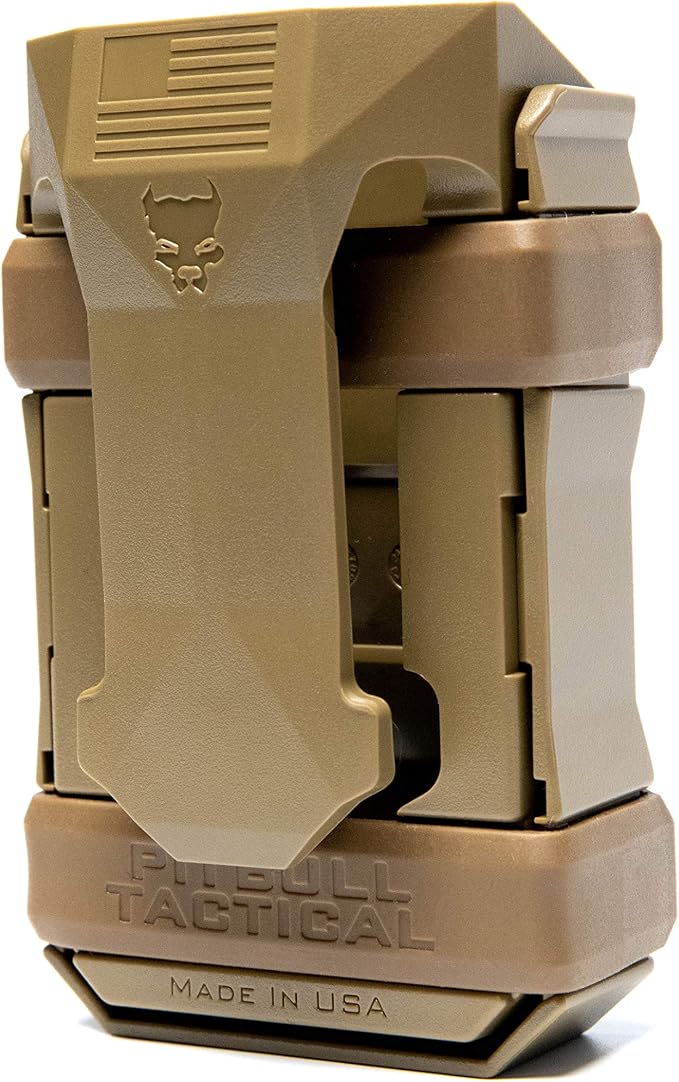 Gen 2 Universal Mag Carrier – Ambidextrous IWB/OWB Mag Pouch for Single & Double Stack Magazines. Fits Glock, 1911, S&W, Sig Sauer, Beretta & More.