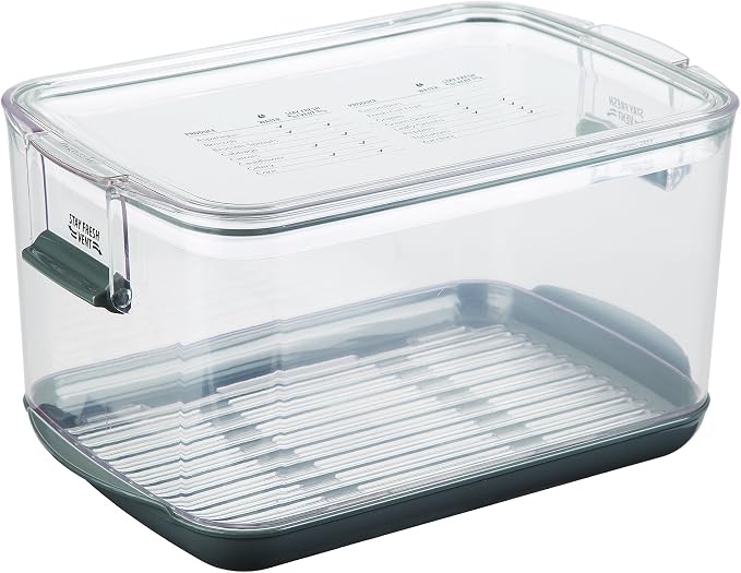 ProKeeper Produce Storage Container with Stay-Fresh Vent System – 5.7 Quarts, Airtight for Fruits & Vegetables