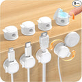 8 Pack Rotatable Cable Clips Cord Organizer,Desk Cable Management Accessory,Cord Clips,Adhesive USB Wire Holder Keeper Organizer for Home Office Desk Phone Car Wall Desktop Nightstand Cable Organizer