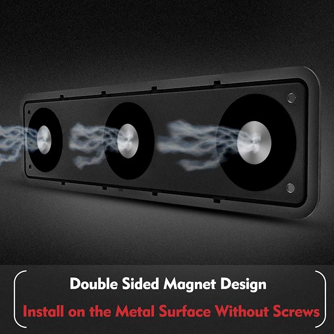 Magnetic Ammunition Holder, Gun Magnet Double Sided,Gun Magazine Storage/Organizer in Shelf, Cabinet, Locker, Vault, Desk,Door, Ammo Gun Safe Accessories Mount for Pistol, Handgun Mags&Clips
