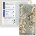 Pu leather business card organizer， 240 Capacity business card holder organizer，Credit card holder for women and men