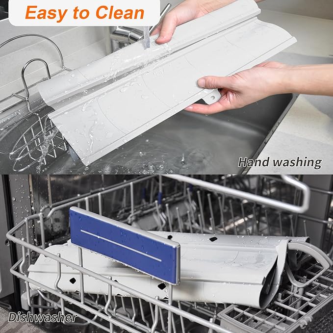 Mofason Bathroom Sink Top Cover Space Saver,Silicone Makeup Organizer Mat for Over Countertop,Small Bathroom Must Haves Accessories Rv Camper Travel Foldable Gadgets-White