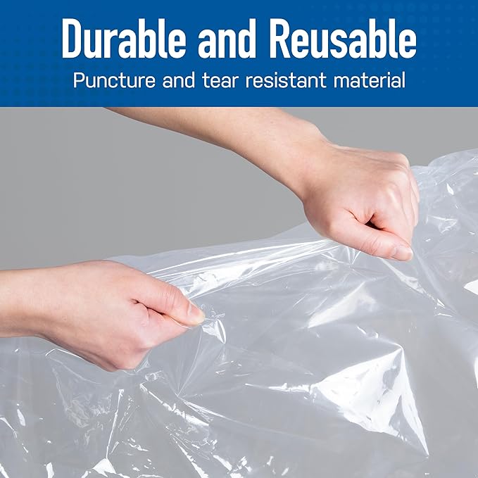 Spacesaver Jumbo Vacuum Storage Bags for Comforters, Blankets & Clothes – Vacuum Sealed Compression Bags with Hand Pump – Space Saver Storage Bags for Bedding, Moving, Travel & Organization (10 Pack)