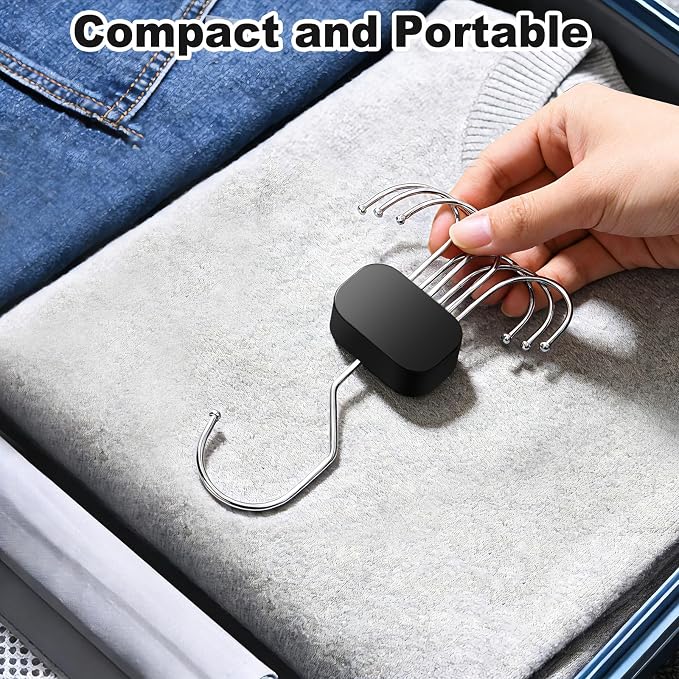 Belt Hanger for Closet, 1PCS Belt Organizer for Closet 360°Rotating Max 24 Belt, Tie Rack Hanger for Closet Tie Organizer for Closet Belt Holder for Closet for Belt,Tie,Tank Top,Bra,Scarf,Hat