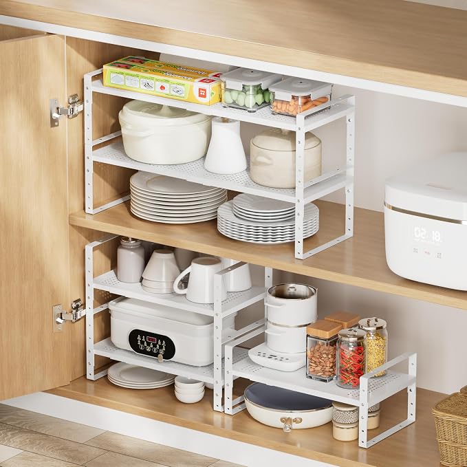 Multi-Functional Metal Shoe Rack, Space-Saving, Perfect for Entryway, Closet, Bathroom, etc. - Sturdy and Durable, High Weight Capacity(1PACK/White/Medium)