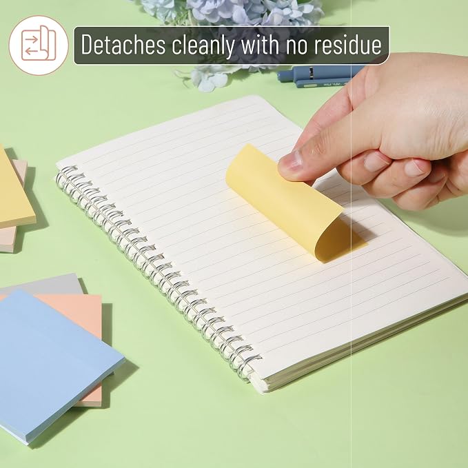 Mr. Pen- Sticky Notes, 3"x3", 12 Pads, 600 Sheets, Colorful | Sticky Notes Bulk, Self-Stick Note Pads, Perfect for Office, School, Home, Study & Organization