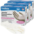 CareMates Medical Exam Gloves, Powder Free, Extra Strong, Certified for Home Infusion, First Aid, Food Safe, Cleaning Gloves