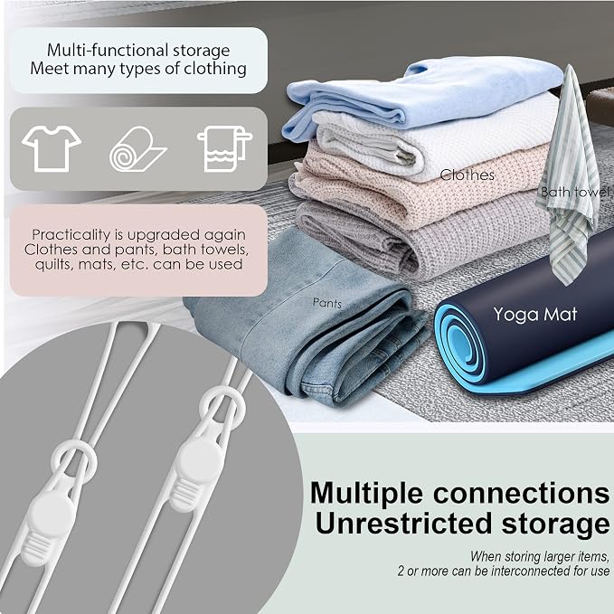 16Pcs Silicone Cable Ties Cord Organizer for Bundling Earphone, Phone Charger, Computer Cords, Reusable Wire Cable Management in Home,Office,Kitchen,School,Travel (White)