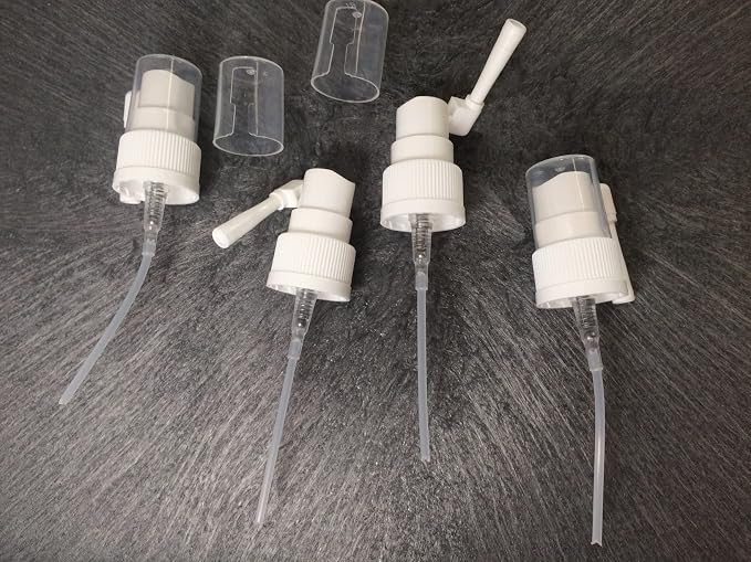 Snoot! Amber Glass 30ml (1oz) Oral Sprayer for Colloidal Silver, Iodine, Essential Oils & other water based applications 2-pack