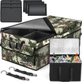 FORTEM Trunk Organizer with Cooler For SUV Car Trunk, Foldable Storage, Car Accessories for Women Men, Collapsible Bag, 600D Oxford, Non Slip Bottom, Straps, Soft Cover (105L)