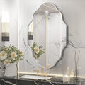 Dorlicecass Wall Mirror for Bathroom - Silver Mirror Wall Decor 26" x 46"Modern Mirror Wall Decor with Aluminum Alloy Frame for Bathroom, Bedroom, Living Room, Dining Room, Cloakroom, Entryway