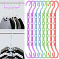 Mr. Pen- Space Saving Hangers, 8 pcs, 360° Rotating Hooks | Magic Cascading Hanger Organizer with 5 Enclosed Slots, Closet Organizers and Storage for Clothes