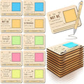 Kosiz 10 Set Back to School Teacher Christian Gifts Bulk Wooden Sticky Note Holder with Notes and Ballpoint Pens Christian Thank You Gift for Teacher Team Employee Office Supplies