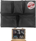 LAFENLIN UPGRADED Lid Organizer for Pelican 1560 Case[Maximize Space, Secure Gear], 5-Pocket Thick Mesh Panel for Photographers & Divers, Fits Camera Cases & Dry Boxes, Includes Screws & Hook and Loop