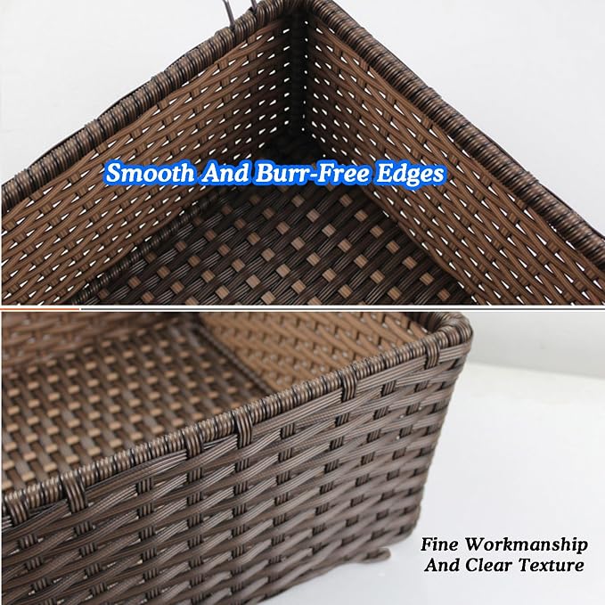 Pull Out Hanging Drawer,Rattan Under Shelf Storage Basket,Sliding Stackable Storage Bins,Adjustable Width 864-924mm,for Kitchen Bathroom Cabinets(Color1)