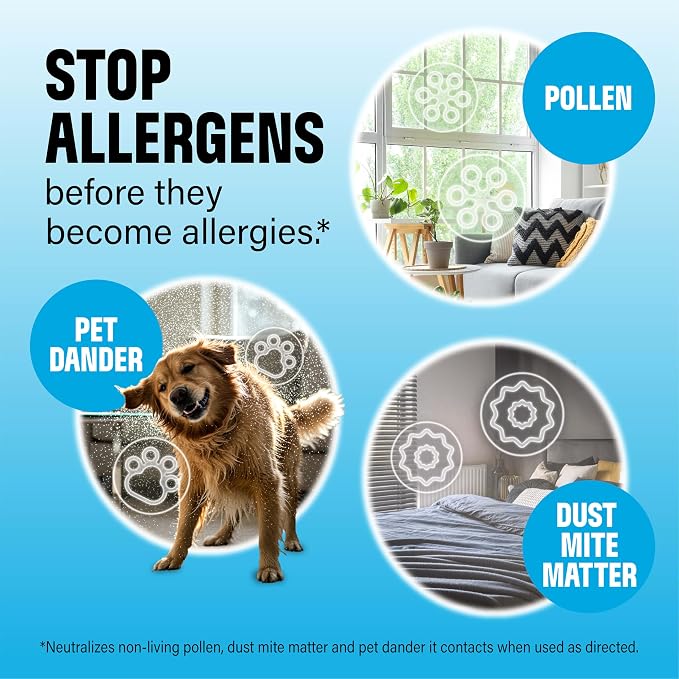 Clorox PURE Allergen Neutralizer Daily Air Spray, Fights Pet Odors, Fresh Scent, 8 Ounces (Pack of 2)