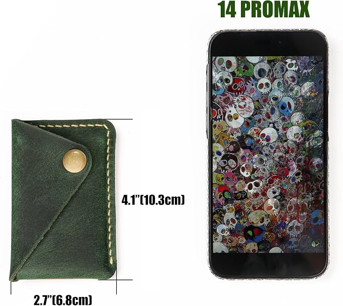 Leather credit card holder, credit card case,business card holder for men,mens slim wallet,Front Pocket Wallet
