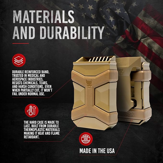 Gen 2 Universal Mag Carrier – Ambidextrous IWB/OWB Mag Pouch for Single & Double Stack Magazines. Fits Glock, 1911, S&W, Sig Sauer, Beretta & More.