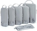 BAGSMART 6 Set /4 Set/2 Set Compression Packing Cubes for Travel, Lightweight Luggage Organizer Bags, Durable Space Saver Bags Travel Essentials