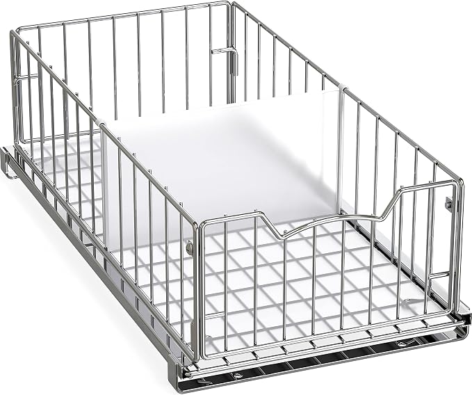 Simple Houseware Pull-Out Cabinet Sliding Basket Bundles