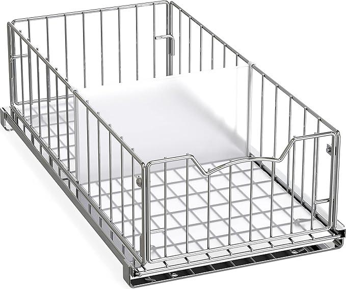 Simple Houseware Pull-Out Cabinet Sliding Basket Bundles