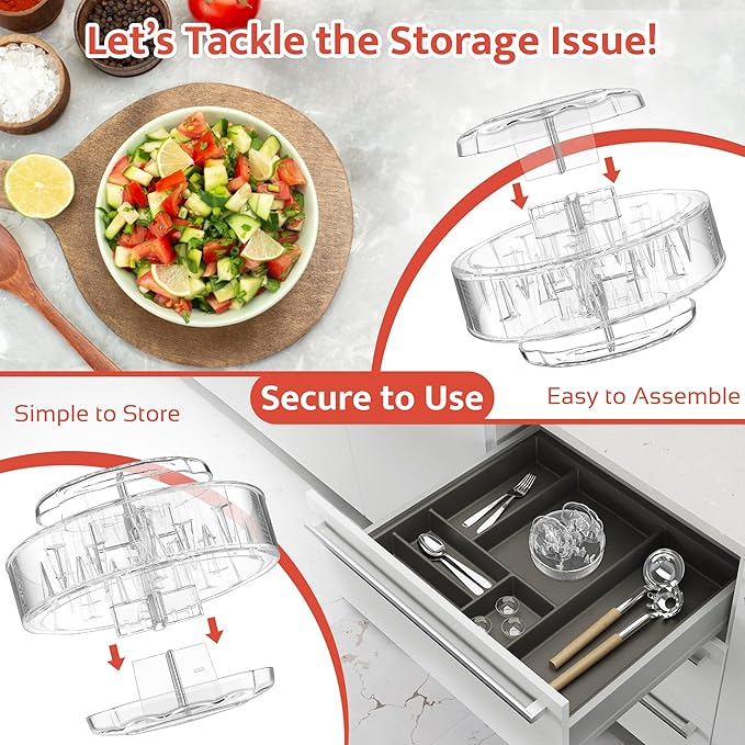 SURETIVIAN Chicken Shredder Tool Twist, 7.59” Clear Handheld Meat Shredder with Detachable Ergonomic Handle, Small Visible Kitchen Tools for Shred Chicken Pork Beef(2025 New)