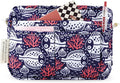 Multiple Pockets Portfolio Organizer with Zippered,Storage Pencil Pouch Bag | Waterproof Travel Toiletry Bag,Portable Pencil Pouch for Notebooks,Stationeries,Make-up,Journal Office Art Supplies,Turbot