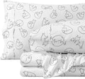 Bare Home Queen - Christmas Sheet Set - Luxury 1800 Ultra - Double Brushed Soft Microfiber - Deep Pockets - Easy Fit - 4 Piece Set - Holiday Bed Sheets (Queen, Feelin' Foxy)