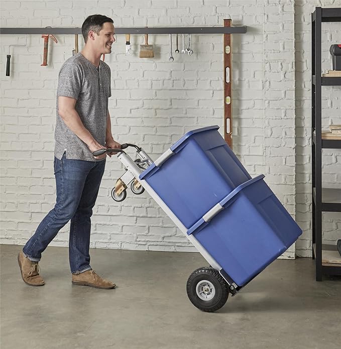 Cosco 3-in-1 Folding Series Hand Truck/Cart/Platform Cart with Flat-Free Wheels