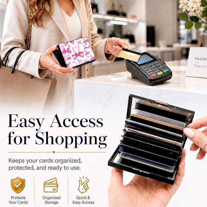 Sea Turtle Metal Wallet Credit Card Protector Case Equipped RFID Blocking | with Pop-Up Button Slim Business Cards Holder Aluminum Cards Case Exclusive Sea Turtle Gifts for Women Men