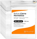 1000 Clear Plastic Seal Bags Ideal for Freezing Food, Document Storage, Reusable and Storage Bags - Ophituria (1000 Bags, 250 x 350 mm)