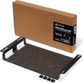 ULTRARM Moodular Storage Tray Add-On for Slide Rails, Do Not Use Alone | Accessory Only, Steel with Felt Lining, Anti-Scratch, Custom-Fit Positioning, Clutter-Free Workspace, Black, MSA-TR