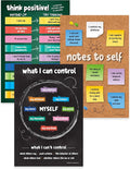 ZOCO – Social Emotional Learning Posters for Teens (3-Pack) – Laminated 12x18 – Growth Mindset Mental Health Mindfulness & SEL Wall Art for Classrooms Counseling Therapy or School Counselor Offices