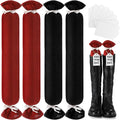 Maiteenly 2 Pairs Boot Shaper Stands with 8 Labels Cotton Tall Boot Inserts for Closet Organization