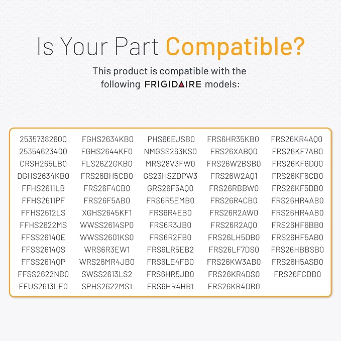 Smart Choice 240323001 Refrigerator Door Bin (Bottom Shelf Only) – Exact Fit Replacement Compatible with Frigidaire 240323001, 240323007 – Measure Before Purchase – See Full Compatibility Below