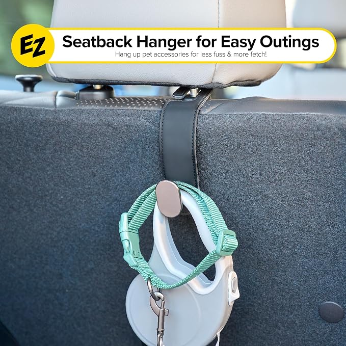 Wrap-It Storage Headrest Hook (2-Pack) - Car Accessories | For Hanging Bags And Purses, Simple Seat Back Hangers, Car Essentials, Road Trip Essentials For Adults
