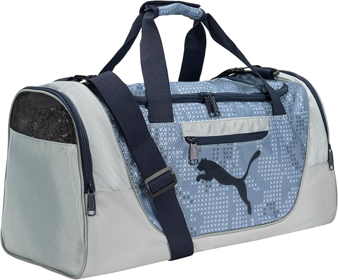PUMA Contender Duffel Bag with Removable Strap & Shoe Pocket