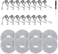 Product Image Qrevo S5V Replacement Parts for Roborock Qrevo S5V / Curv/Edge/Edge S5A / Curv S5X, Accessories Include 8*Mop Pads, 16*Side Brush, 1* Screwdriver