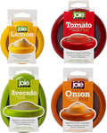 Joie Food Saver Set, Reusable Food Storage Stretch Pods Ideal for Avocados, Tomatoes, Onions, and Lemons, Stores Leftover Half For Fresh Keeping