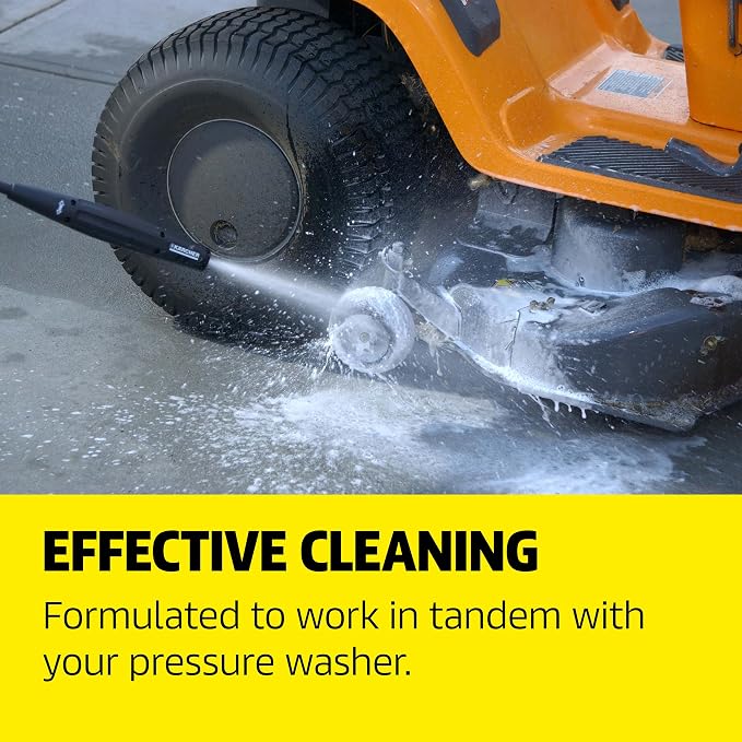 KÄRCHER Multi Purpose Pressure Washer Detergent, Highly Concentrated | Removes Dirt and Grime from Fences, Siding, Patios, Driveways, Sidewalks, Concrete and More, Makes up to 40 gal of Cleaner