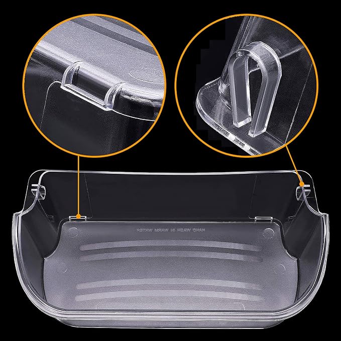 240356402 Refrigerator Door Bin Compatible with Frigidaire Kenmore, Replacement for 240356402 Frigidaire Refrigerator Door Bin, AP2549958 Door Bin