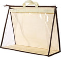 Clear Handbag Storage Bags Purse Organizer for Closet, Zipper Hanging Storage Bag for Handbags, XL