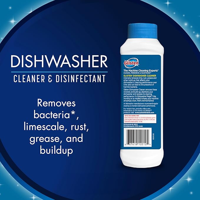 Glisten Dishwasher Magic AND Washer Magic, Value Pack, 12 Fl. Oz. bottle of each