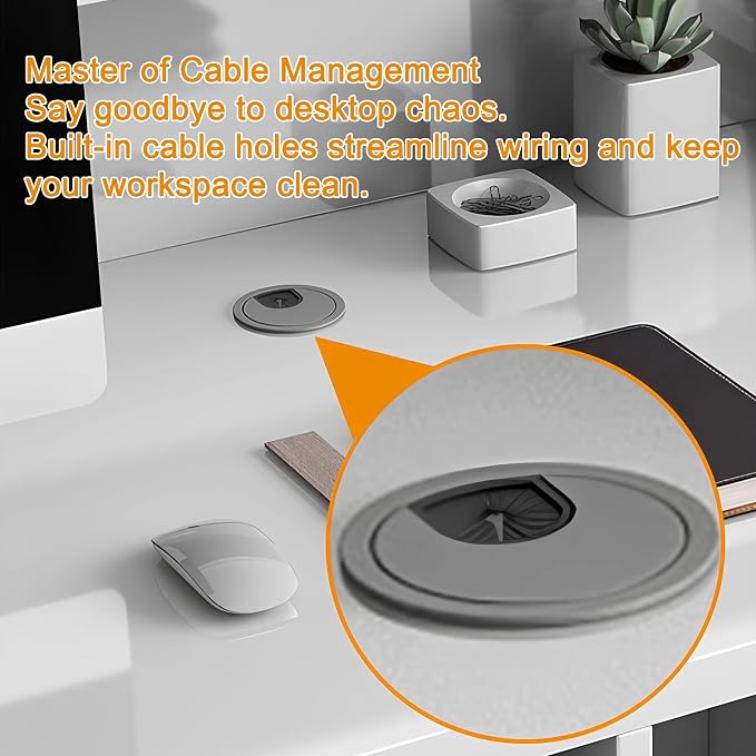Modern Reception Desk with Counter, Front Desk Reception Counter with Lockable Drawer, Keyboard Tray & Storage Cabinet, Solid Wood Receptionist Table for Salon Office Lobby (F - Left, L 2.2m/86in)