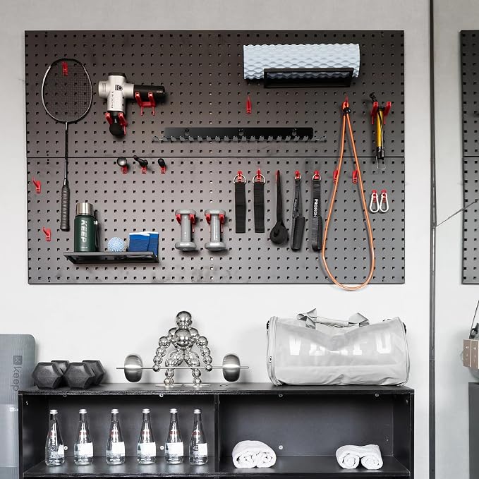 19 Slots Wall mountable Cable Hanger and Organizer,Cable Holder,Cable Organizer Studio Storage,Slots Width from 5.5 to 9.5mm for Cord Management Rack
