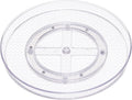 Amazon Basics Clear Lazy Susan Turntable Organizer for Organization, 12-Inch, 2-Pack