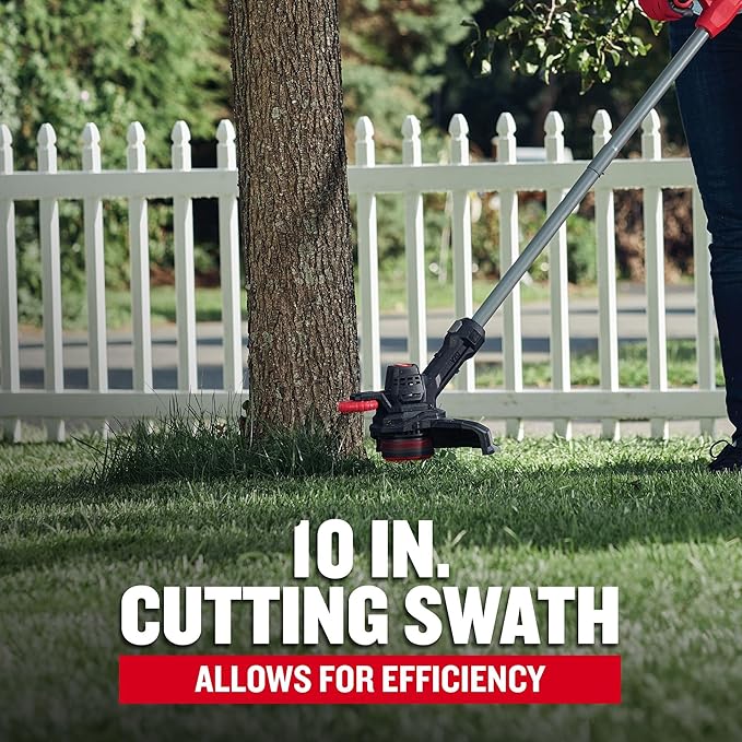CRAFTSMAN V20 Cordless String Trimmer/Edger and Leaf Blower Combo with 4.0 Ah Battery and Charger, Wide Cut Weedwacker, 90 MPH Blower, Lightweight (CMCK279M1)